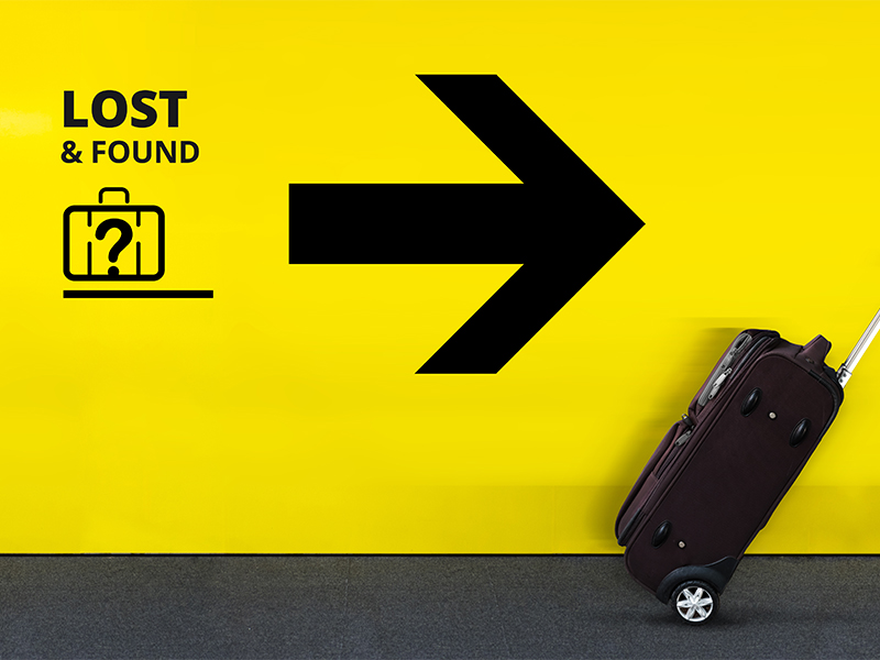 اصطلاحات رایج فرودگاهی- اشیای گمشده یا lost and found