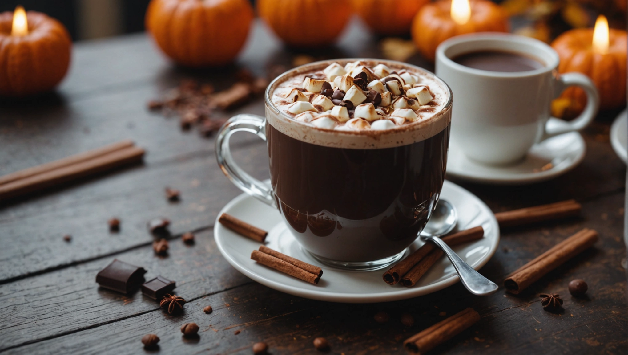 خوراکی های مخصوص پاییزی - شیرکاکائو گرم